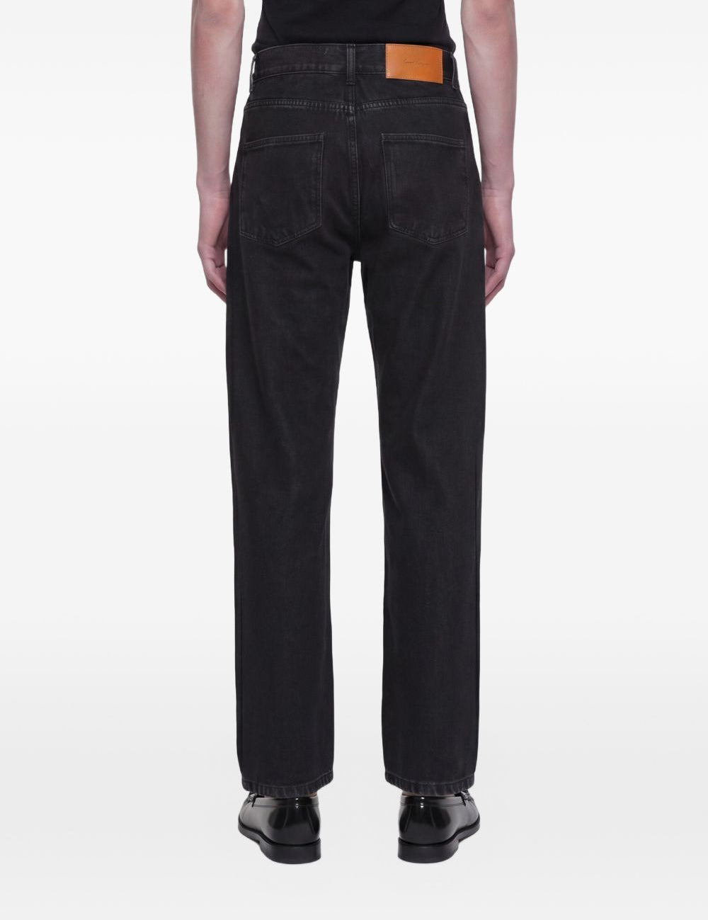 Jeans big papi a gamba dritta in nero Second layer - uomo 