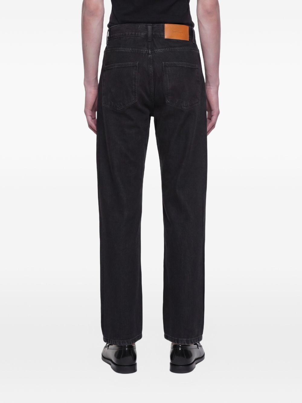 Jeans big papi a gamba dritta in nero Second layer - uomo 