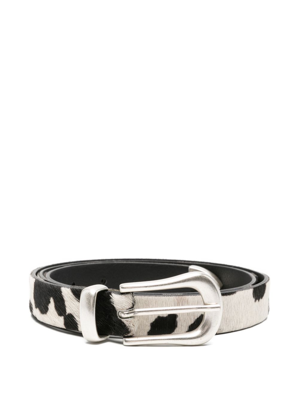 Cintura DOC con stampa mucca in nero e bianco Second layer - uomo 