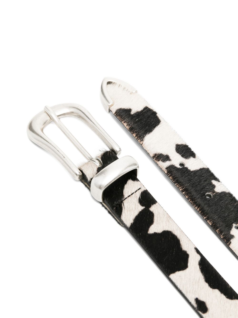 Cintura DOC con stampa mucca in nero e bianco Second layer - uomo 