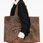 Borsa tote Romano in marrone Sefr - UOMO 