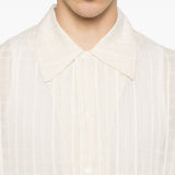 Camicia a maniche lunghe in bianco Sefr - uomo 