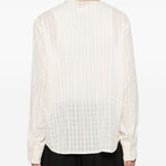Camicia a maniche lunghe in bianco Sefr - uomo 