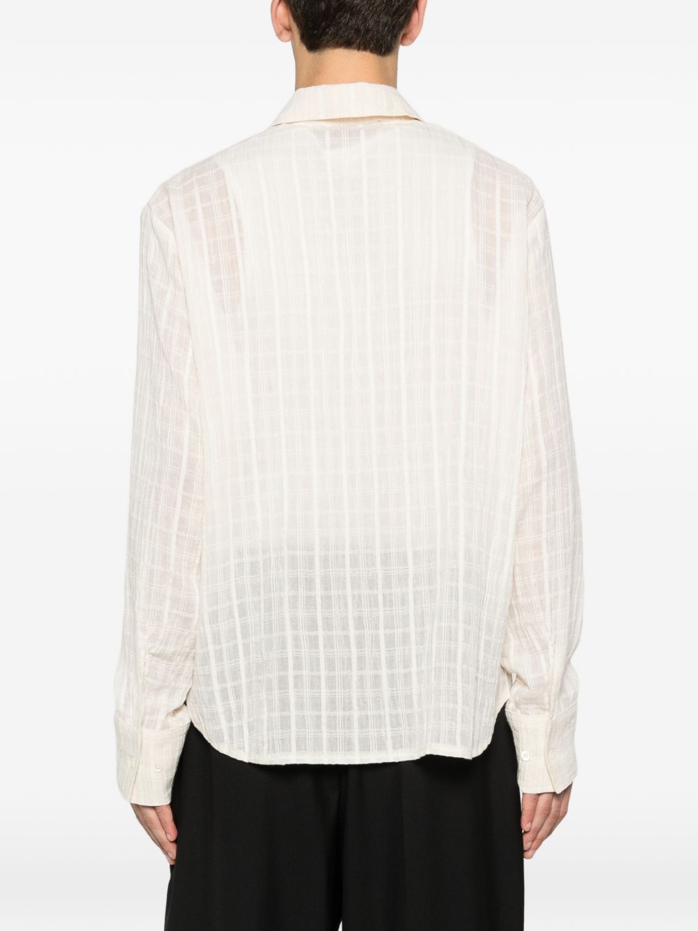 Camicia a maniche lunghe in bianco Sefr - uomo 