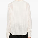Camicia a maniche lunghe in bianco Sefr - uomo 