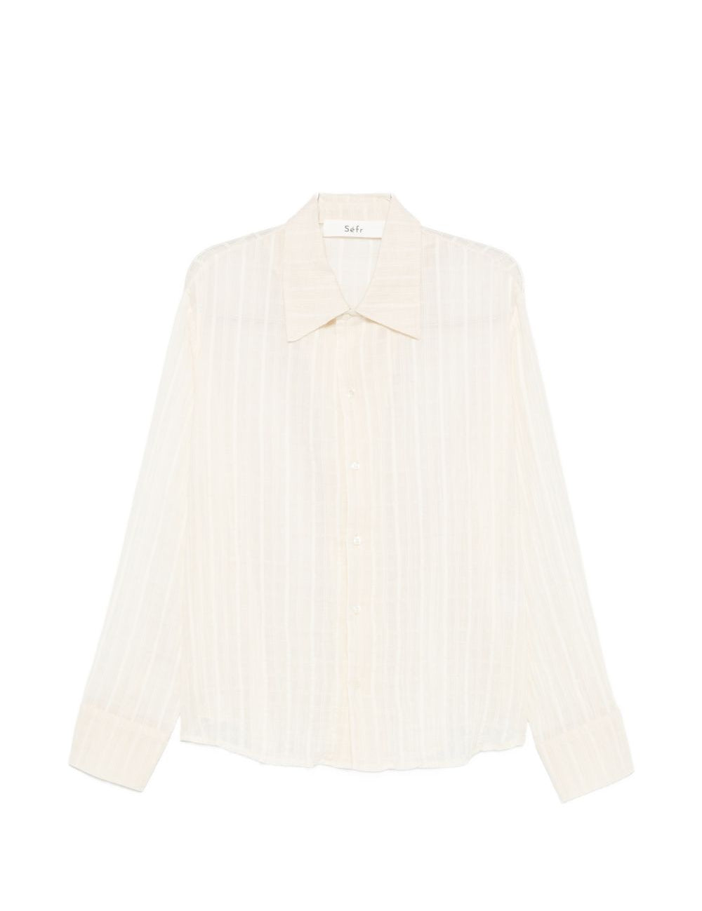Camicia a maniche lunghe in bianco Sefr - uomo 