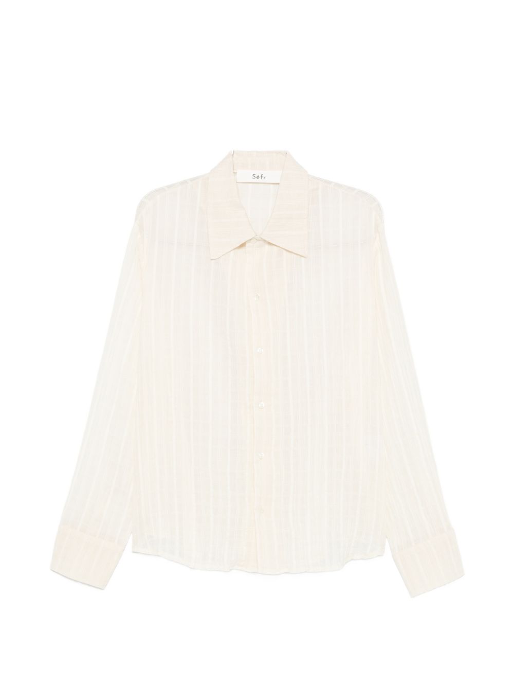 Camicia a maniche lunghe in bianco Sefr - uomo 