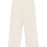 Jeans nikos con frange in bianco 