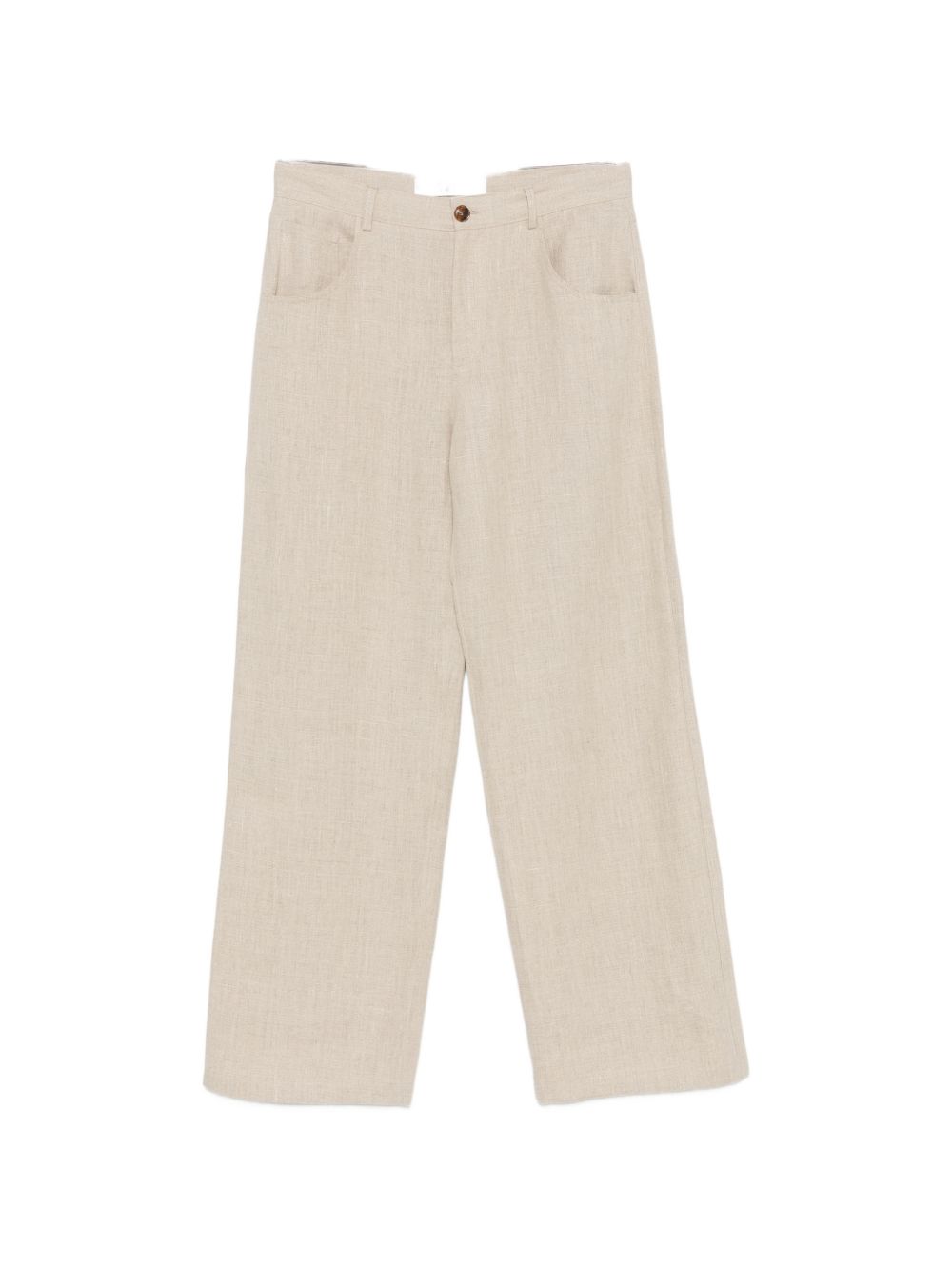 Pantaloni a gamba larga arno in beige Sefr - uomo 
