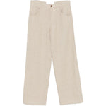 Pantaloni a gamba larga arno in beige Sefr - uomo 