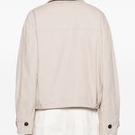 Giacca cosme con bottoni e tasca con patta in beige Sefr - uomo 