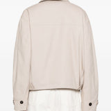 Giacca cosme con bottoni e tasca con patta in beige Sefr - uomo 