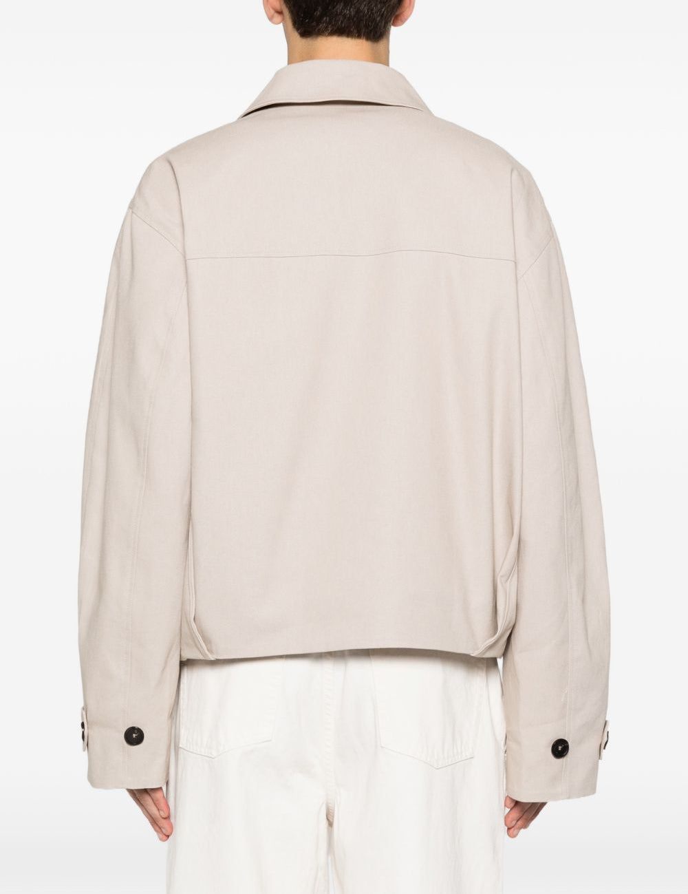 Giacca cosme con bottoni e tasca con patta in beige Sefr - uomo 