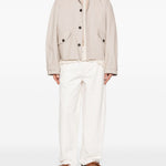 Giacca cosme con bottoni e tasca con patta in beige Sefr - uomo 
