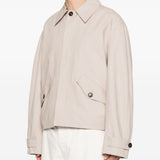 Giacca cosme con bottoni e tasca con patta in beige Sefr - uomo 