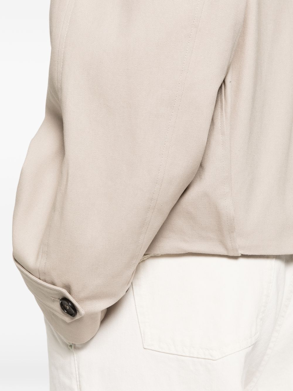 Giacca cosme con bottoni e tasca con patta in beige Sefr - uomo 