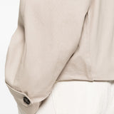 Giacca cosme con bottoni e tasca con patta in beige Sefr - uomo 