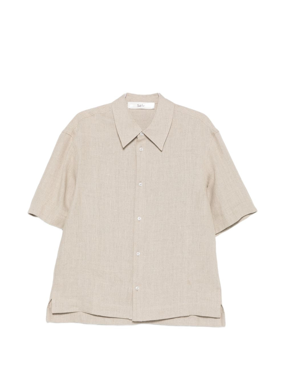 Camicia a maniche corte dao in beige Sefr - uomo 