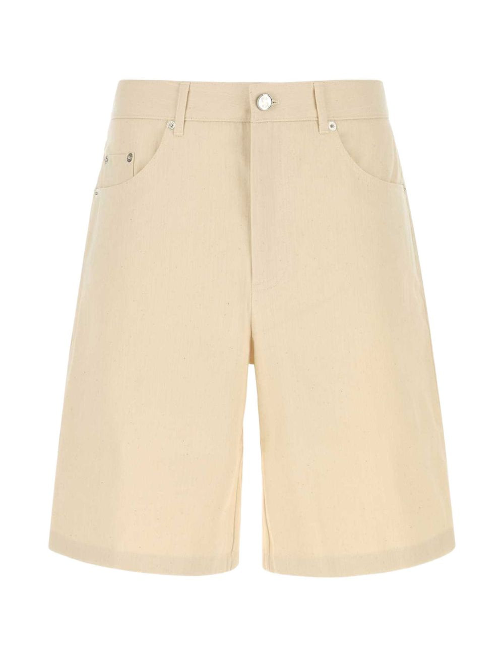 Pantaloncini in twill di jeans in beige Sefr - uomo 