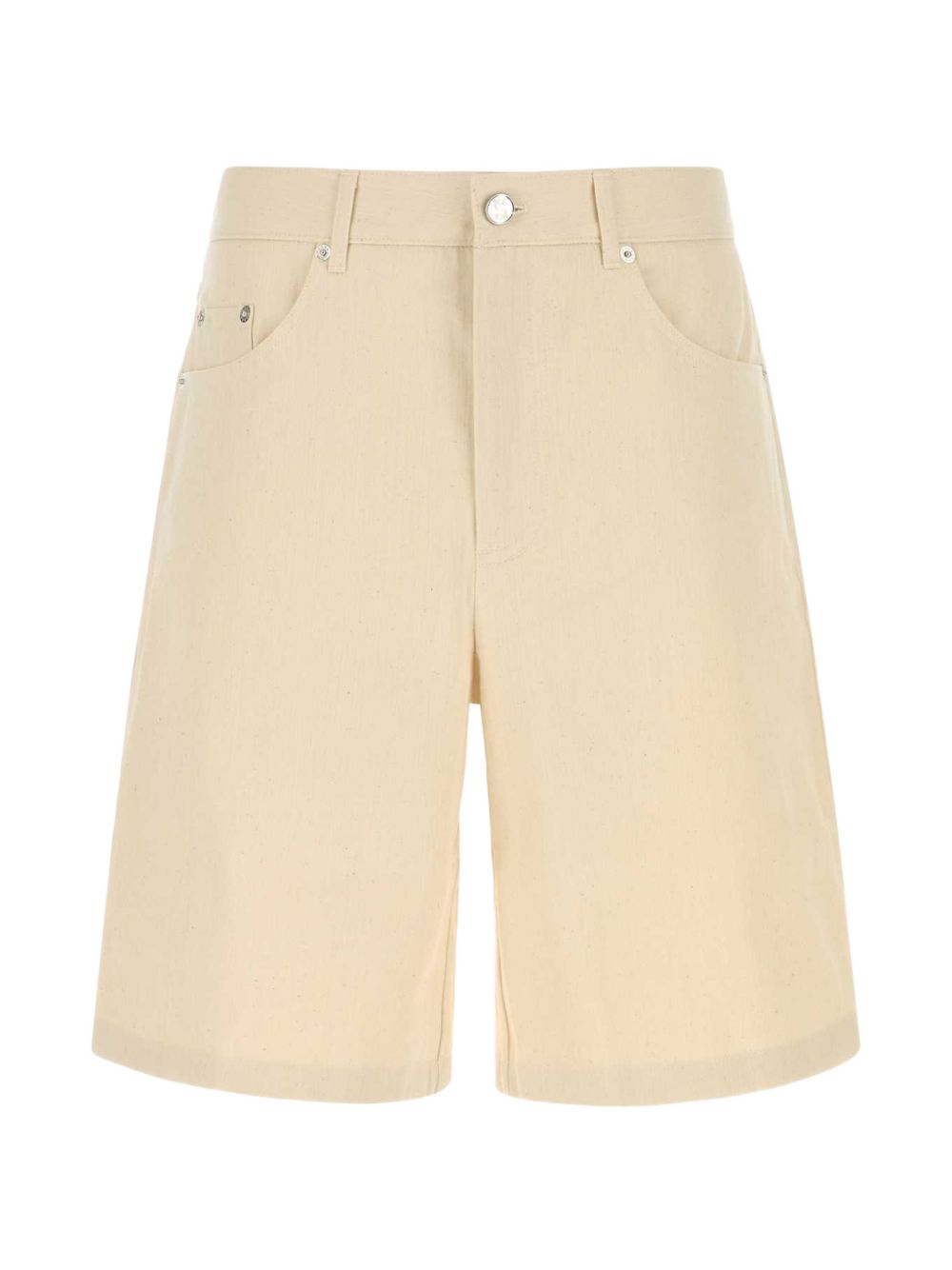 Pantaloncini in twill di jeans in beige Sefr - uomo 