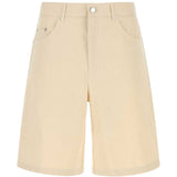 Pantaloncini in twill di jeans in beige Sefr - uomo 