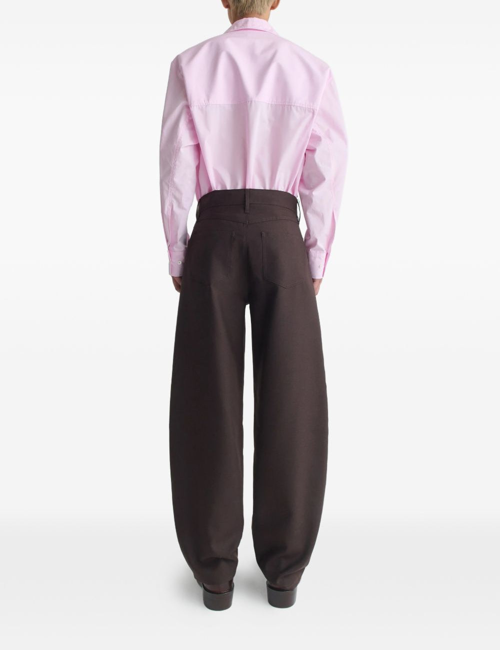 Pantaloni Gino con applicazione in marrone Sefr - uomo 