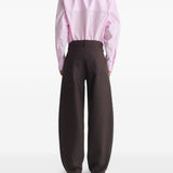 Pantaloni Gino con applicazione in marrone Sefr - uomo 