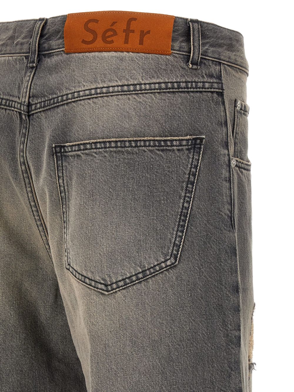 Jeans Mass in nero Sefr - uomo 