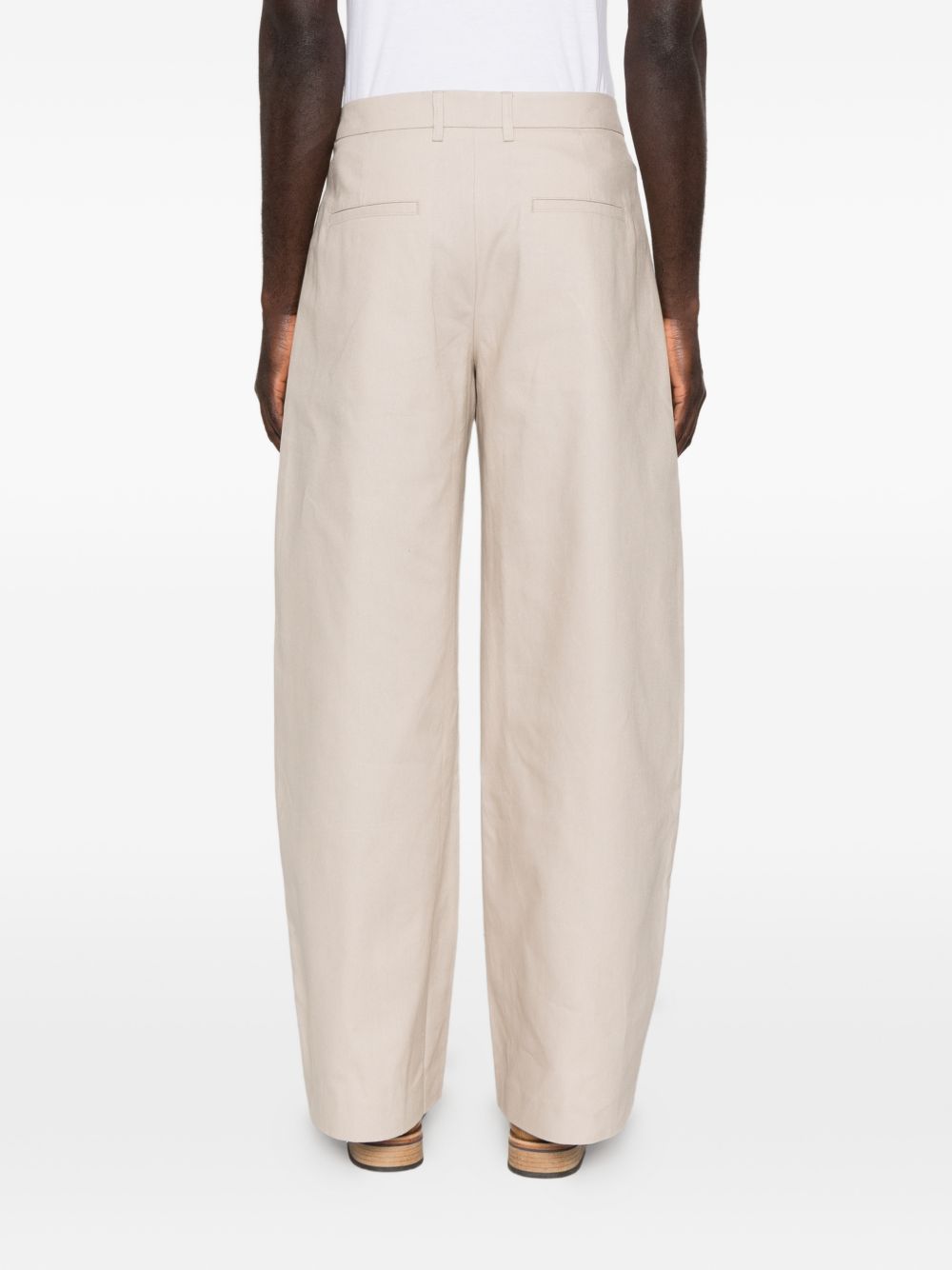Pantaloni Otto con piega stirata in beige Sefr - uomo 