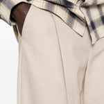 Pantaloni Otto con piega stirata in beige Sefr - uomo 