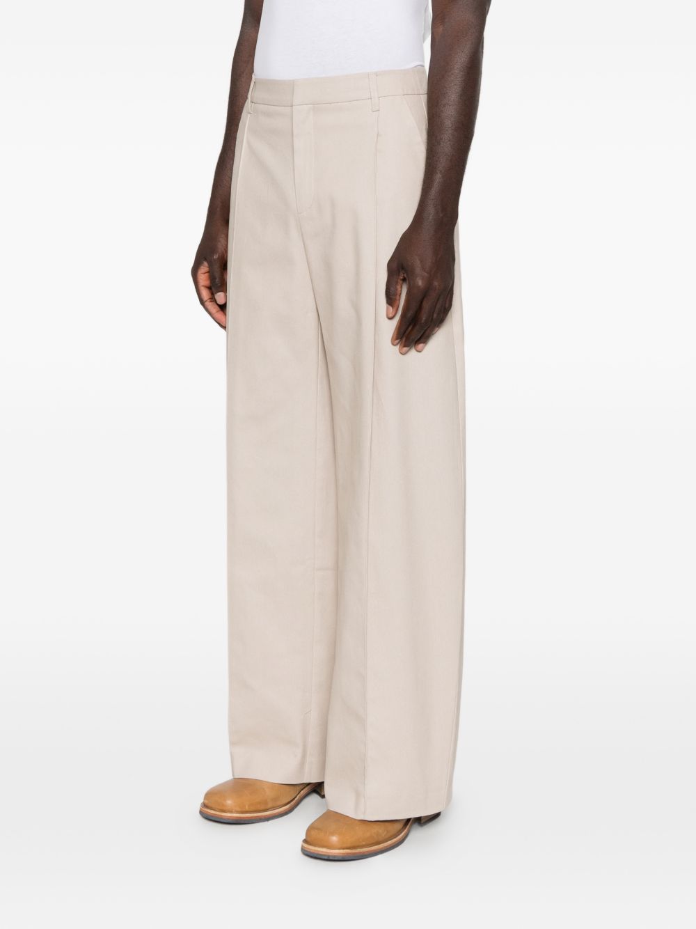 Pantaloni Otto con piega stirata in beige Sefr - uomo 
