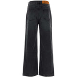 Jeans a gamba ampia  in nero Sefr - uomo 