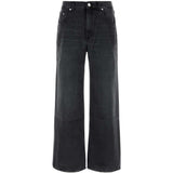 Jeans a gamba ampia  in nero Sefr - uomo 