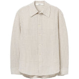 Camicia A Quadretti Wes in beige Sefr - uomo 