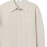 Camicia A Quadretti Wes in beige Sefr - uomo 