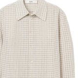 Camicia A Quadretti Wes in beige Sefr - uomo 