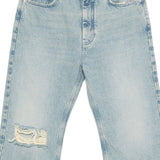 Jeans a gamba dritta swirl in celeste Sefr - uomo 
