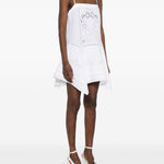 Abito mini ricamato in bianco Self-Portrait - donna 