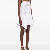 Abito mini ricamato in bianco Self-Portrait - donna 