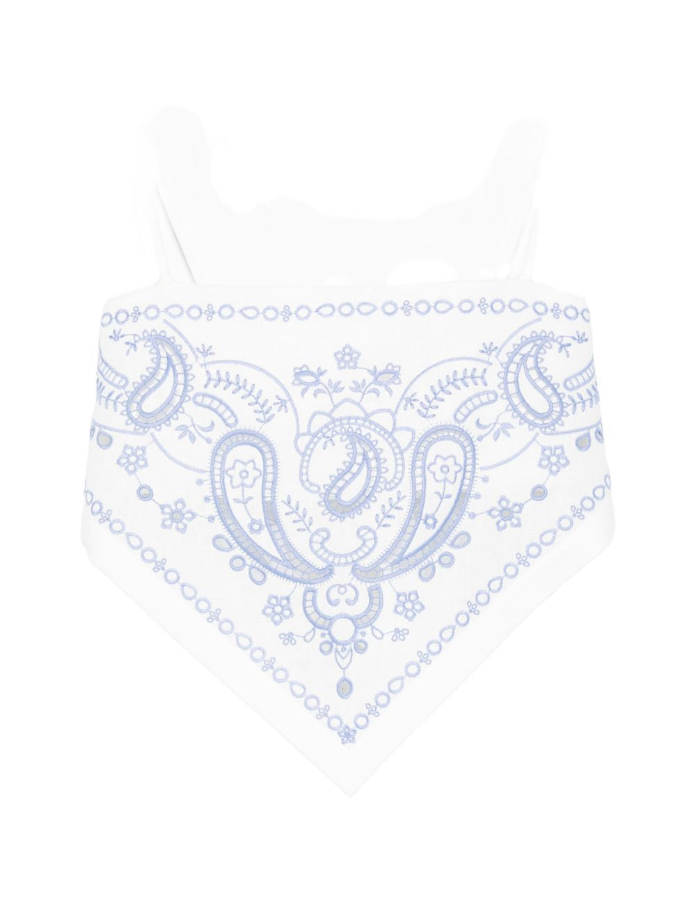 Top con stampa in bianco Self-Portrait - donna 