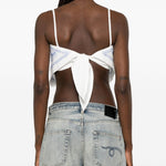 Top con stampa in bianco Self-Portrait - donna 