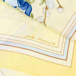 Abito midi con volant e stampa floreale in giallo Self-portrait - donna 
