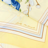 Abito midi con volant e stampa floreale in giallo Self-portrait - donna 