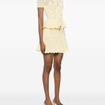 Abito midi in crochet giallo Self-Portrait - donna 