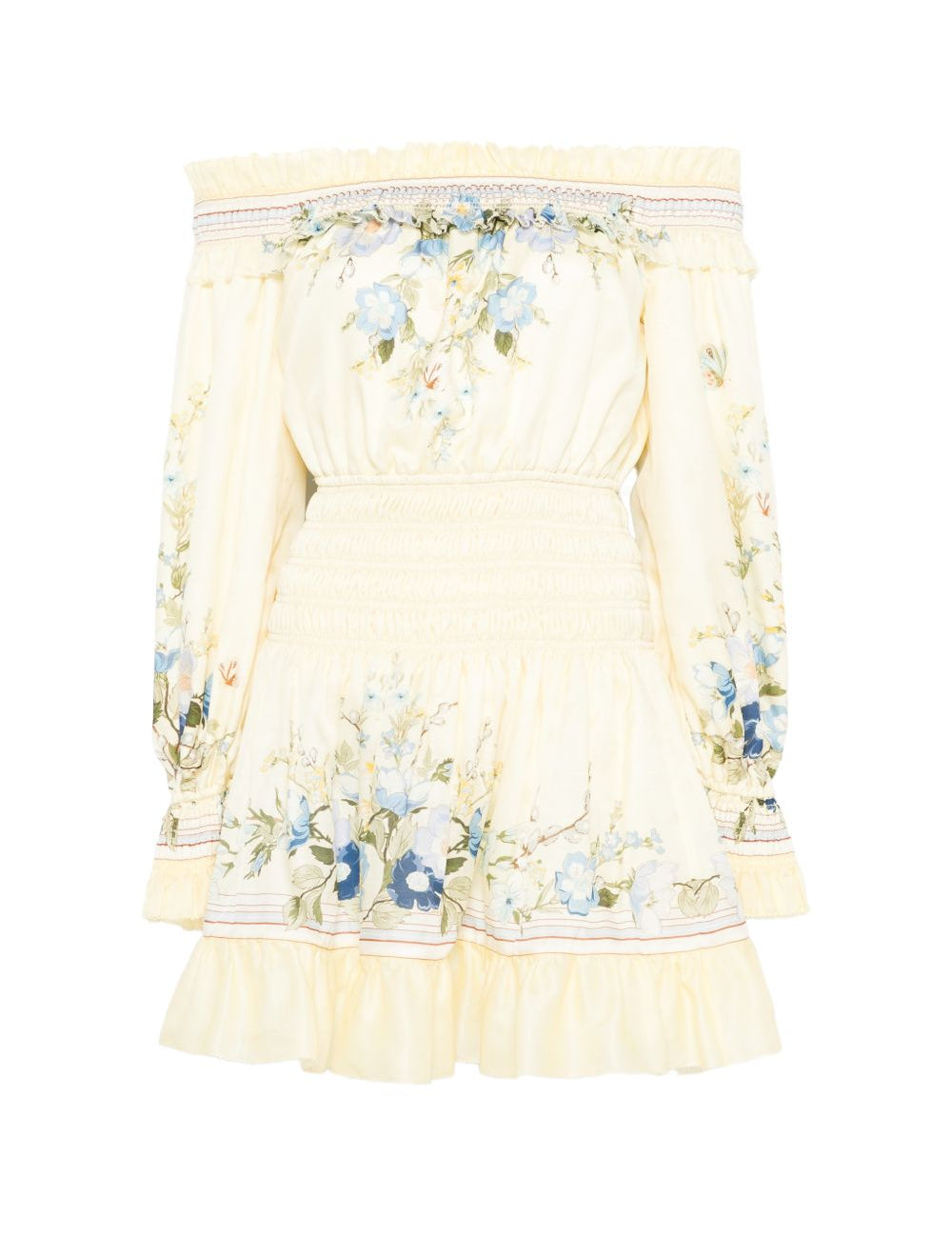Abito mini con fiori in multicolore Self-Portrait - donna 