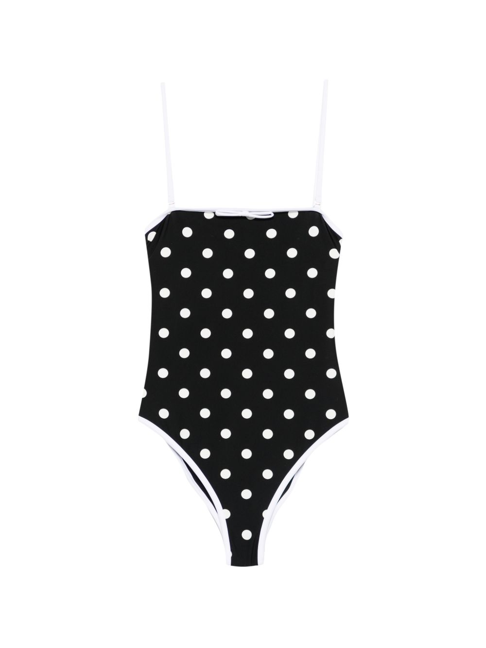 Costume da bagno a pois in nero Self-portrait - donna 