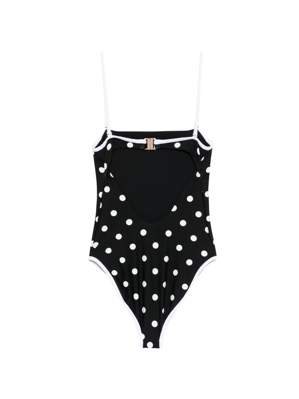 Costume da bagno a pois in nero Self-portrait - donna 