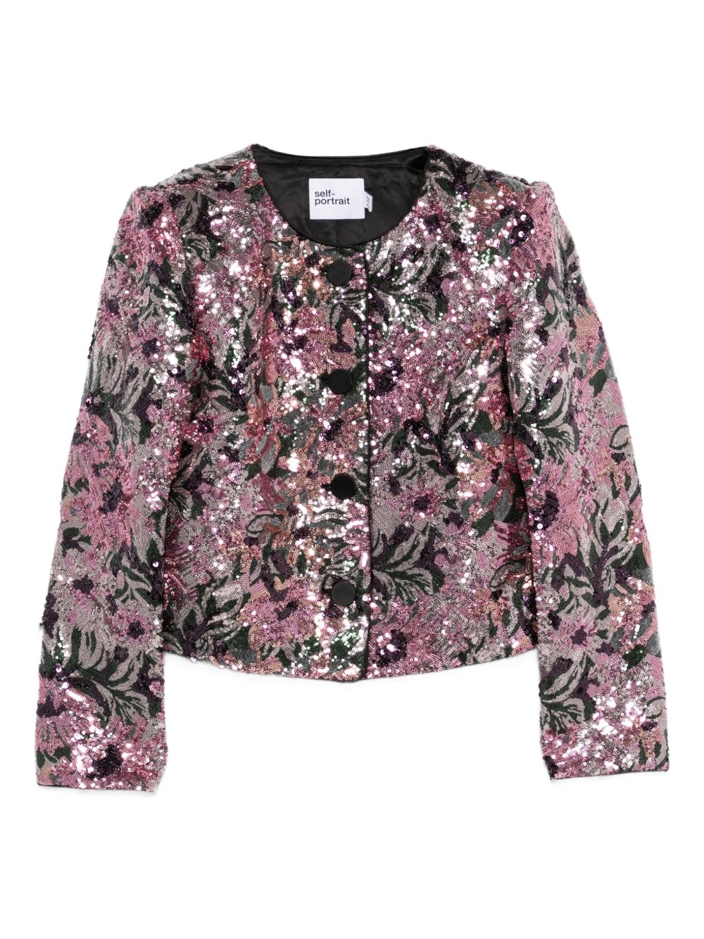 Giacca con paillettes in rosa Self-Portrait - donna 