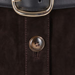 Gonna con cintura in marrone Self-Portrait - donna 