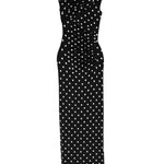 Abito midi a pois in nero Self-Portrait - donna 